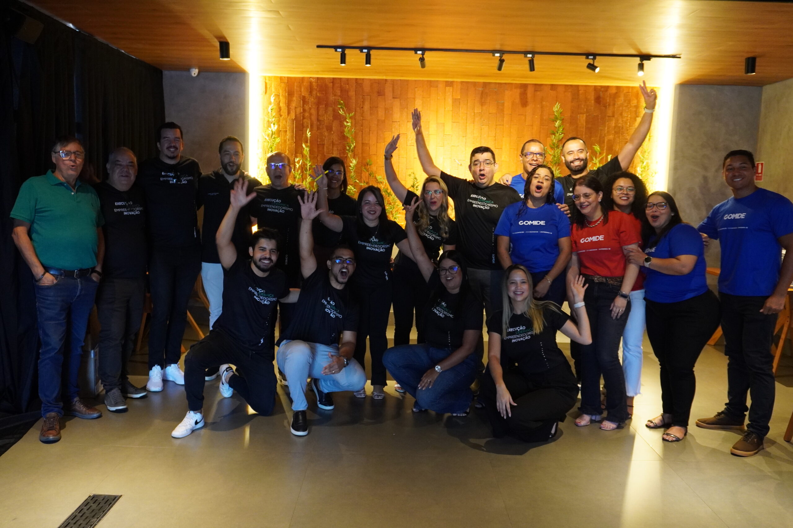 Momento de integração da equipe Gomide